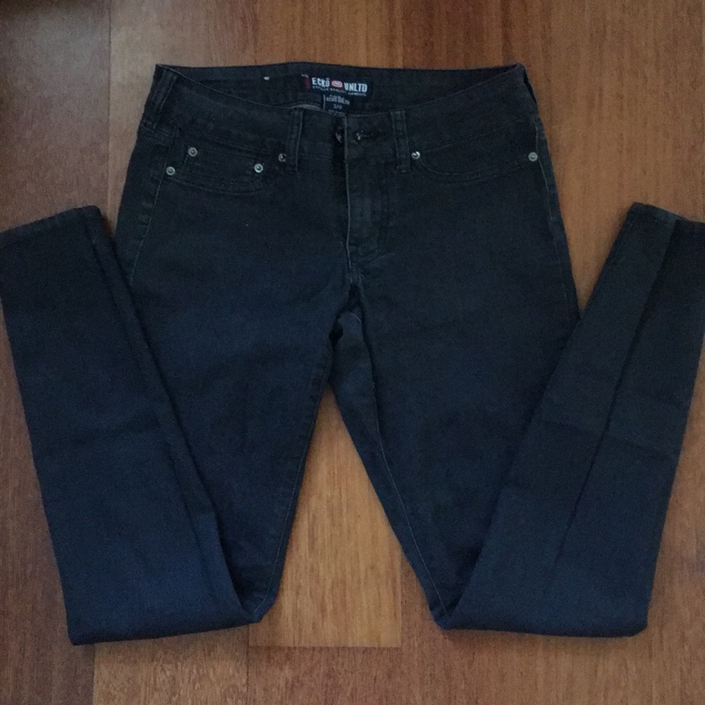 ECHO UNLTD black skinny jeans